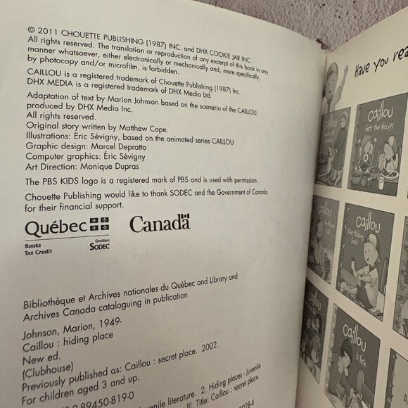 Kids Caillou Book Bundle (SKU: 166MI) - Picture 11 of 11